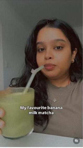 Day 06 — Banana milk matcha