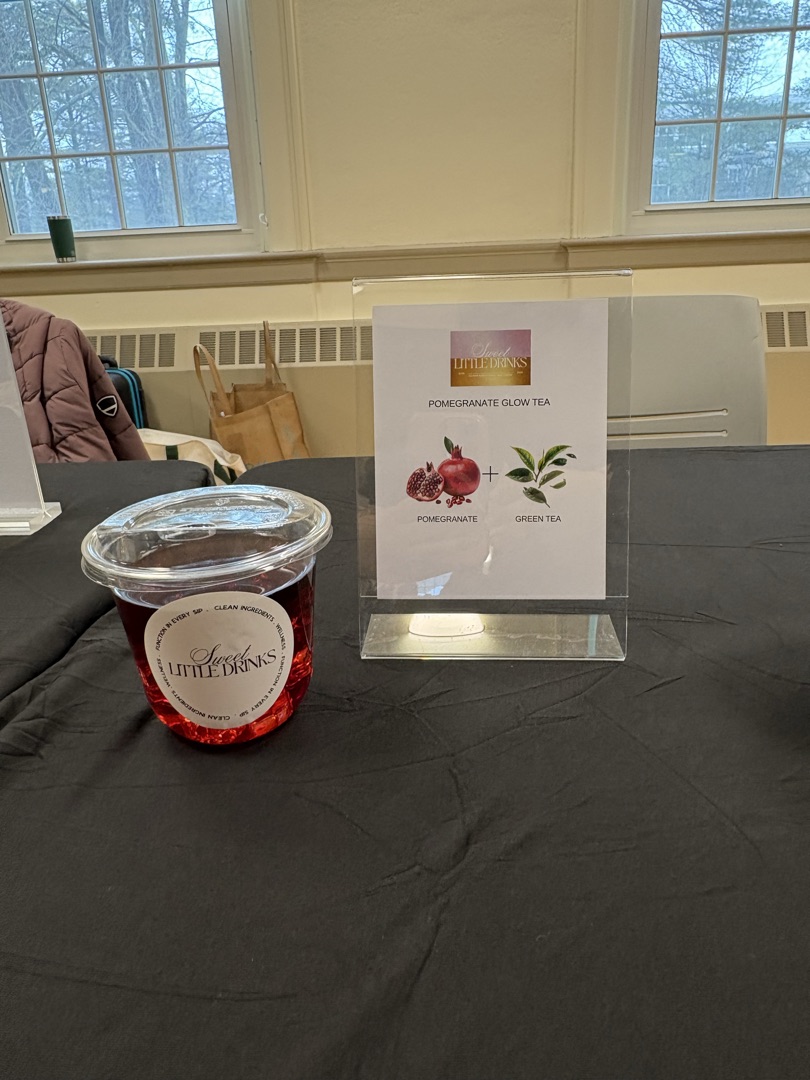 Pomegranate Glow Tea — vibrant red antioxidant tea